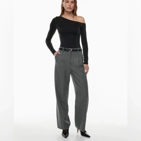 Aritzia Revue Babaton Trouser - Wide Leg Pant Size 8 - Picture 1 of 5